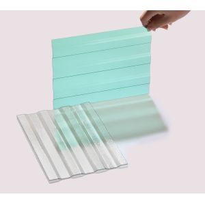 Buy cheap 1.2mm 1.5mm Polycarbonate Embossed Sheet Higher Transmission from wholesalers