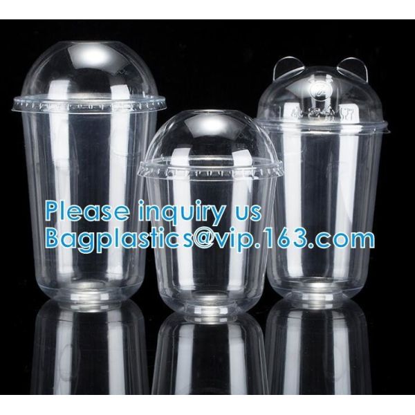 Quality U Shaped Creative Disposable Glitter Cup, Beverage Juice Coffee Tea Takeaway Cups, Milk Shake Smoothie for sale