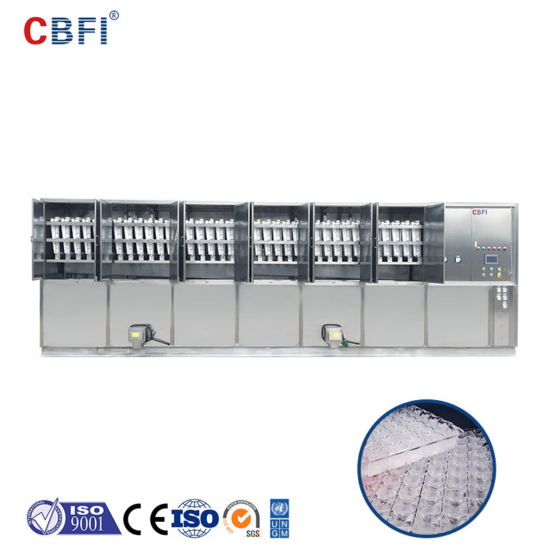 Customized 1 2 3 5 10 20 Ton Industrial Ice Cube Making Machine for Ice System