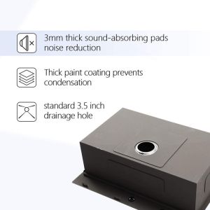 Buy cheap Handmade Satin Stainless Steel Single Bowl Sink Rectangular Big Size from wholesalers