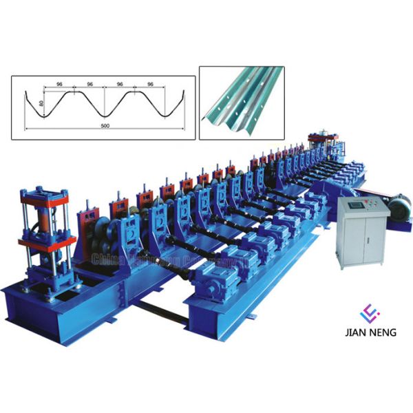 Quality Metal Sheet Galvanized Roll Forming Machine Two Or Three Waves 13.5*1.85*1.6mm for sale