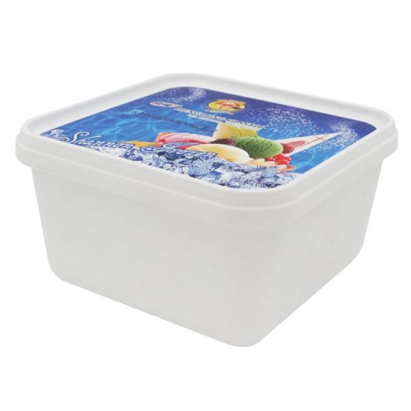 Quality IML Disposable Plastic Containers Custom Yogurt Cups With Film for sale