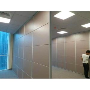 Sound Insulation Movable Track Folding Sliding Partition Wall Easy Operated