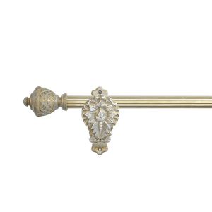 Buy cheap Paint Craft Pipe Curtain Rods Sets With 3M Resin Curtain Finials Single Bracket from wholesalers