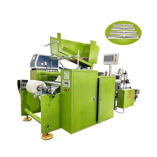 Quality Automatic Bbq Baking Paper Aluminum Foil Roll Slitting Rewinding Cutting Machine for sale