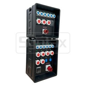 Buy cheap Syntax MD3 63AMP Three Phase Portable Distribution Panels HDPE IP67 With Schneider Breakers for Event Power 63x43x68cm from wholesalers