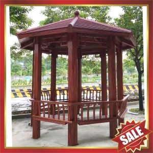 Buy cheap Public garden park corridor gazebo wood style Aluminium aluminum alloy metal pavilion kiosk pergola sunshade shelter! from wholesalers