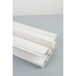 Buy cheap UV Resistant PVC Channel Extrusion Customized Profile Plastic from wholesalers