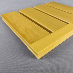 Buy cheap Plastic Composite False Slatwall Display Shelf For Display Wall from wholesalers