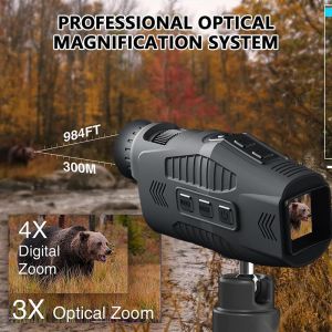 Buy cheap Red Low Light Digital Infrared Goggles Binoculars Hunting Night Vision from wholesalers