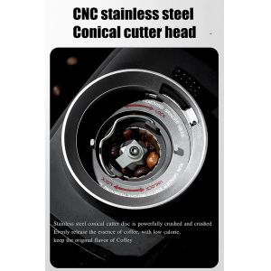 Buy cheap Electric Coffee Bean Grinder with 350-400rpm Grinding Speed and Conical Burr Grinders from wholesalers