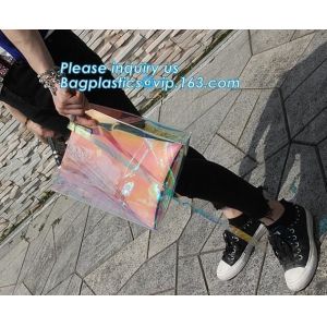 Buy cheap Female Casual Toiletry Shoulder Bags, summer waterproof clear pvc shopping bag bag custom transparent grocery shoulder b from wholesalers