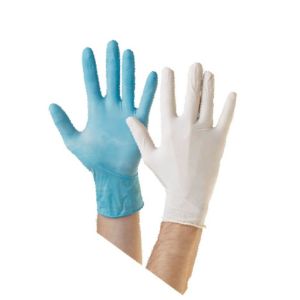 Buy cheap Natural Latex Disposable Medical Gloves Good Isolation Beaded Cuff product