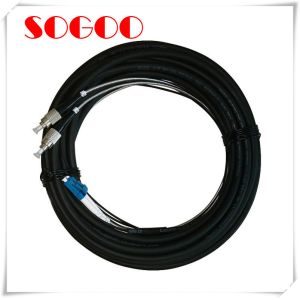 Buy cheap 5M DLC-DLC Armored Fiber Optic Patch Cord Multimode Outdoor FTTA RRU BBU Base Station from wholesalers