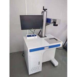 Buy cheap 0.01mm Fiber Laser Marking Machine 30W 50W Laser Engraving Machine For Integrated Circuits from wholesalers