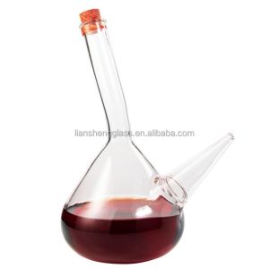 Buy cheap Twisty Glass Bottle For Whiskey Gin Rum XO 300ml 500ml 750ml 1000ml Clear from wholesalers