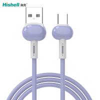 Buy cheap Anti Abrasion Mobile Phone Charging Cable Fast Charging Elastic Multicolor product