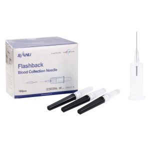 Buy cheap Black Multiple Flashback Needle 22G Disposable For Blood Drawing from wholesalers