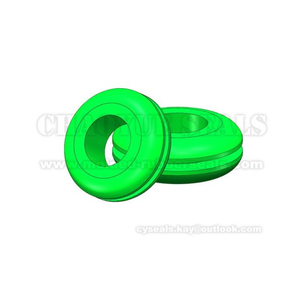 Buy cheap Green Silicone Rubber Grommet Seal Propanol Ethyl Carbinol Nitrobenzene Resistance from wholesalers