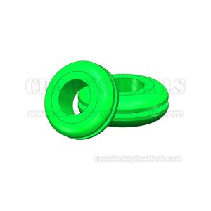 Buy cheap Green Silicone Rubber Grommet Seal Propanol Ethyl Carbinol Nitrobenzene Resistance from wholesalers