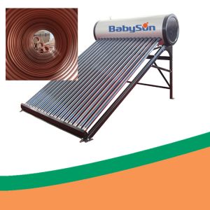 Buy cheap 200 Litre Copper Coil Solar Water Heater SUS304 Stainless from wholesalers