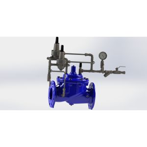 Hydraulically Operated Surge Anticipating Control Valve With SS304 Pilot