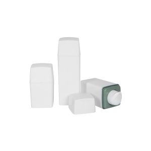 Buy cheap 0.23ml Output Square White PP Airless Cosmetic Containers from wholesalers