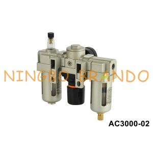 Buy cheap AC3000-02 1/4'' SMC Pneumatic Filter Regulator Lubricator from wholesalers