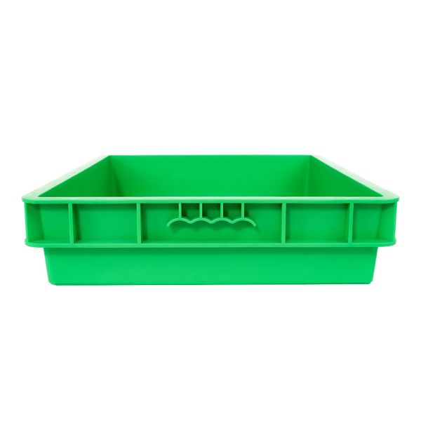 Buy cheap Customized Volume Stackable Vented Plastic Crates for Bread Storage in Solid Box Style from wholesalers