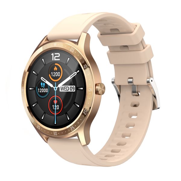 Quality UI Interaction GR5515 Round Dial Smart Watch 210mAh BT5.0 for sale