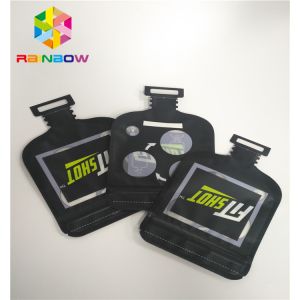 Buy cheap Candy Packaging Irregular Shape Custom Plastic Bags With Zipper from wholesalers