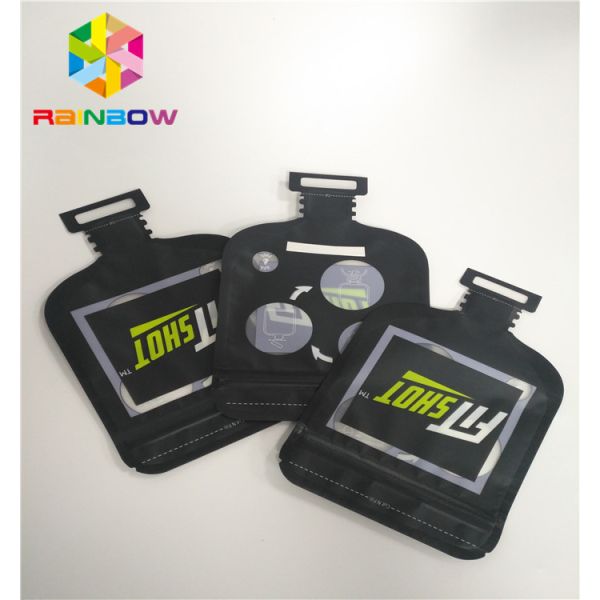 Buy cheap Candy Packaging Irregular Shape Custom Plastic Bags With Zipper from wholesalers