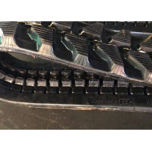 Low Elongation Rubber Crawler Tracks , Anti Slip Rubber Excavator Tracks