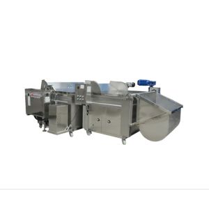 Buy cheap Electric Heating Automatic Fryer Machine with Auto Loading And Discharging For Pork, meat, peanut from wholesalers