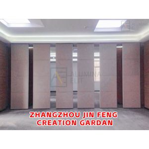 Buy cheap For commercial use：Wooden Operable Acoustic Partition Wall with Up to 18M Height and Q235 Steel Frame for Conference Halls（For commercial use） from wholesalers