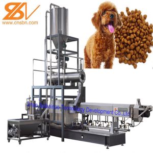 Buy cheap Double Screw Fish Food Extruder Machine , Dog Food Processing Equipment from wholesalers
