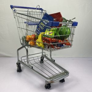German Style 100L Regular Trolley With Blue Plastic Parts Zinc And Powder