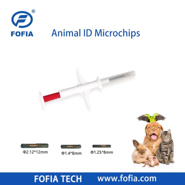 Quality 134.2kHz ICAR EM4305 Implant RFID 1.25x7 1.4x8 2.12x12mm GlassTag Microchips Dog Horse sheep Micro Chip Animal Id Pet Microchip For Animals for sale