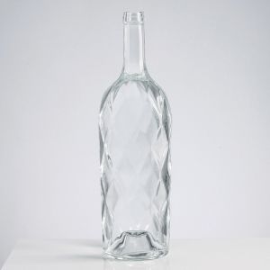 Buy cheap Industrial 1L Glass Clear Bottle for Beverage Fine Gin Wine Liquor Spirit Bottles from wholesalers