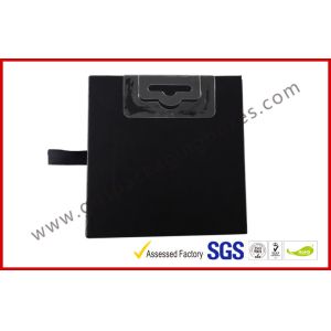 Buy cheap Foldable Hanger Electronics Packaging , Customized Matt Black Drawer Box from wholesalers