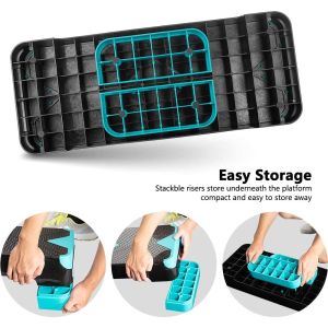 6CM 110MM Adjustable Aerobic Step Deck Board Exercises Non Slip