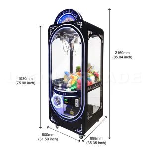 Buy cheap Playfun Black Metal Full Mounted or Unmounted Shopping Mall Cheap Arcade Prize Gift Game Crane Claw Machine from wholesalers