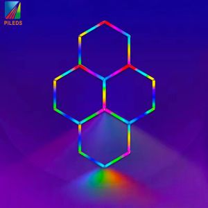 14W/meter SMD 5050 LED Honeycomb Pixel Tube with DC 12 Input Voltage for SPI