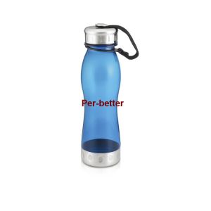Buy cheap promotional different capacity clear plastic water bottle with stainless steel lid from wholesalers