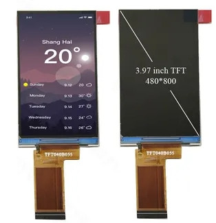 Buy cheap 3.97 Inch LCD TFT Display Free Angle 480x800 Pixels GC9503 Custom TFT Display from wholesalers