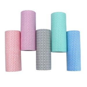 Buy cheap Washable Disposable Dish Cloths Durable , Non Woven Blue Disposable Rags from wholesalers