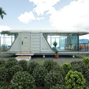 Buy cheap Fuqian Intelligent Comfort Mobile Space Capsule Waterproof Steel Structure For Warehouse Use Technology Enjoyment from wholesalers