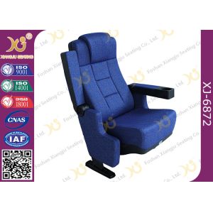 Buy cheap Lounge Back Folding Movie Theater Chairs With Spring / Theatre Room Chairs from wholesalers