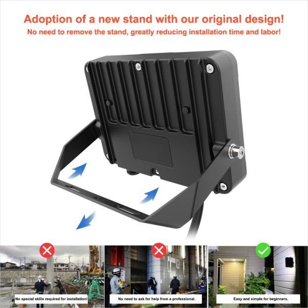 300W AC 85-265V 160LM/W or 190LM/W High Lumen Outdoor LED Flood Light for Park and Garage