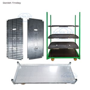 Buy cheap Danish Trolley 2 Directional Rubber Wheel Push And Pull Type Flower Trolley Folding from wholesalers